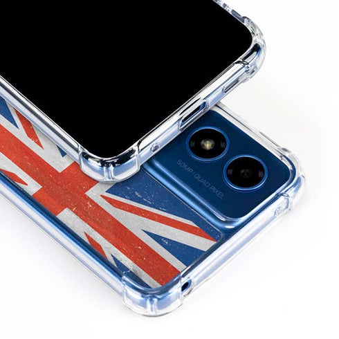 Australia Flag Distressed Moto G Play 4G (2024) Clear Case